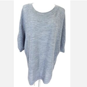 R Label the Reset Wool Short Sleeve Sweater